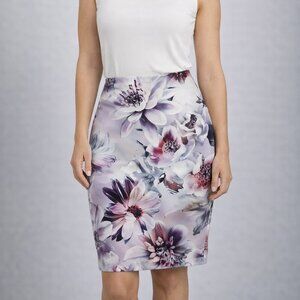 Floral Print Women's Skirt EUC